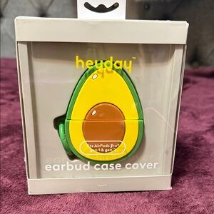 Heyday Avocado Earbud Case - Green & Yellow